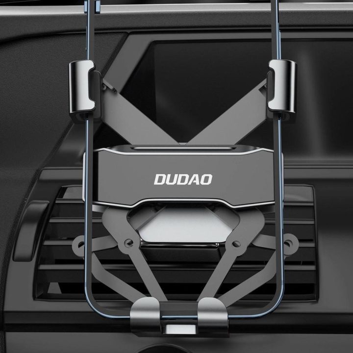 Gravity automobilinis išmaniojo telefono laikiklis juodas (F11Pro)