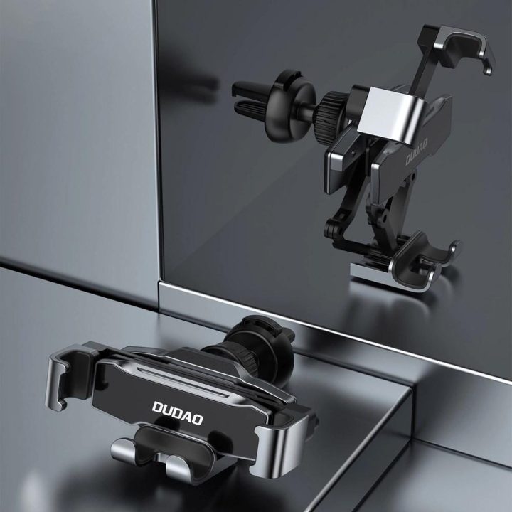 Gravity automobilinis išmaniojo telefono laikiklis juodas (F11Pro)