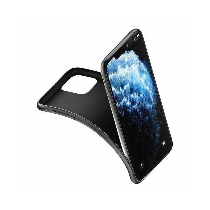 Apple iPhone 11 - matinis dėklas, juodas