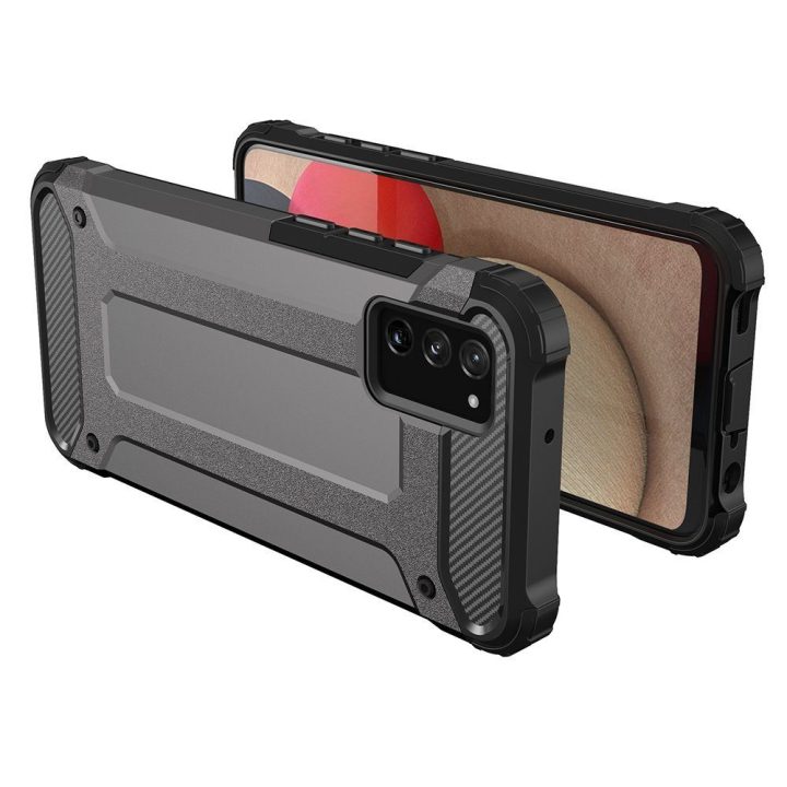 Hybrid Armor Case korpusas Tough Rugged Cover , skirtas Samsung Galaxy A03s , juodos spalvos