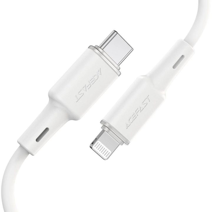 Acefast kabelis MFI USB Type C - Lightning 1,2 m, 30 W, 3A, juodas (C2-01 black)