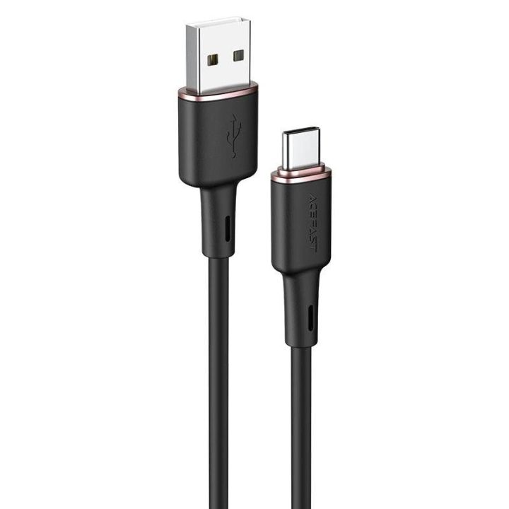 Acefast USB kabelis - C tipo USB 1,2 m, 3A, juodas (C2-04 juodas)