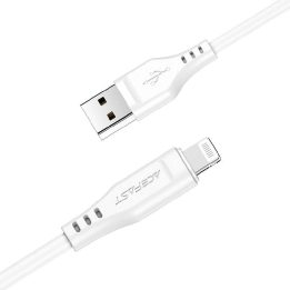 Acefast kabelis MFI USB - Lightning 1,2 m, 2,4 A, juodas (C3-02 juodas)