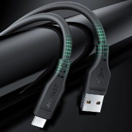 Acefast USB kabelis - C tipo USB 1,2 m, 3A, baltas (C3-04 baltas)