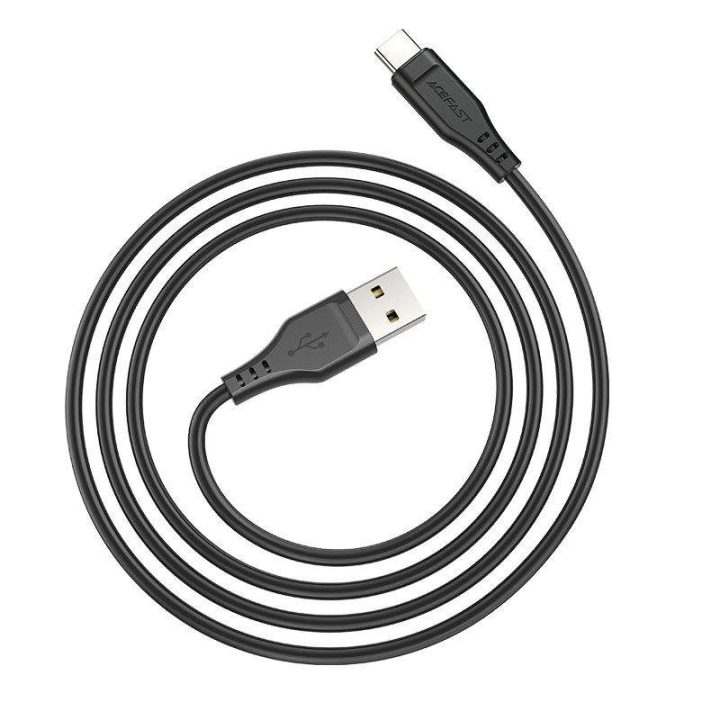 Acefast USB kabelis - C tipo USB 1,2 m, 3A, baltas (C3-04 baltas)