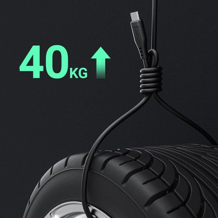 Acefast USB kabelis - C tipo USB 1,2 m, 3A, baltas (C3-04 baltas)
