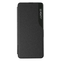Eco Leather View Case elegantiškas dėklas su atlenkiamu dangteliu ir stovo funkcija Xiaomi Redmi Note 11 Pro+ 5G (Kinija) / 11 P
