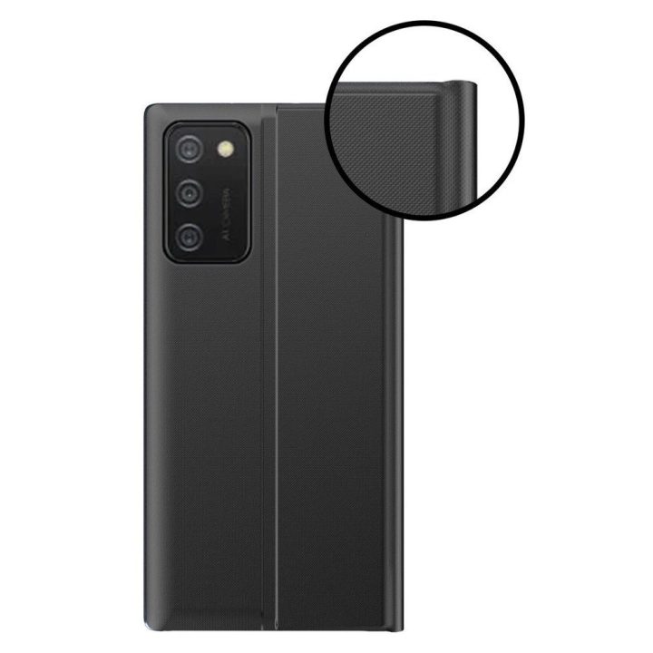Naujas Sleep Case dėklas su stovo funkcija, skirtas Samsung Galaxy A03s (166.5), mėlynas