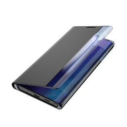Naujas Sleep Case dangtelis su atlenkiamo stovo funkcija, skirtas Poco M4 Pro 5G , rožinės spalvos