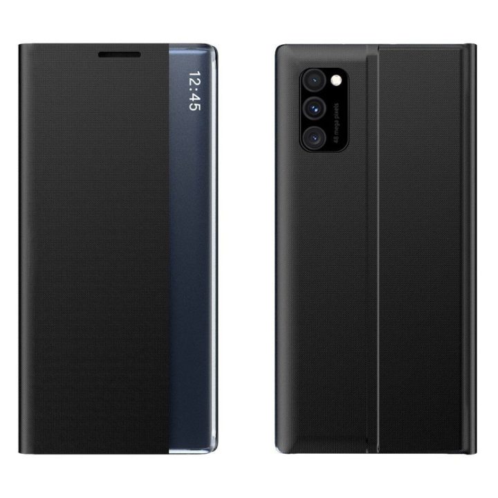 Naujas Sleep Case dangtelis su atlenkimo funkcija, skirtas Poco M4 Pro 5G , juodas