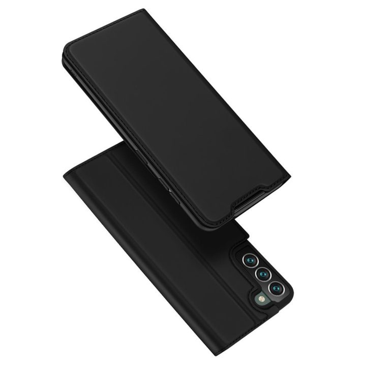 Skin Pro Holster dėklas, skirtas Samsung Galaxy S22 + (S22 Plus), juodas