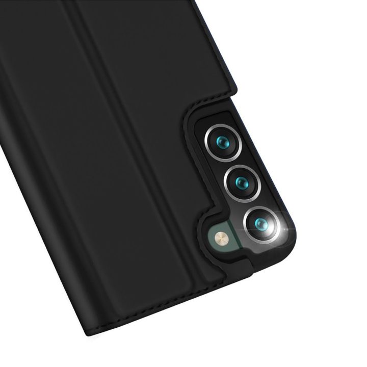 Skin Pro Holster dėklas, skirtas Samsung Galaxy S22 + (S22 Plus), juodas
