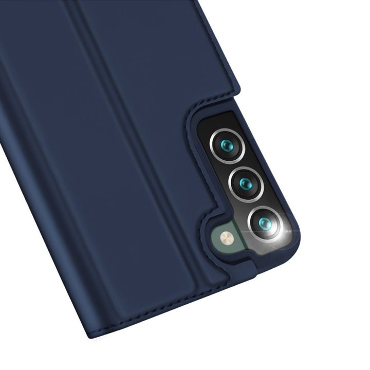 Skin Pro Holster Cover Flip Cover dangtelis, skirtas Samsung Galaxy S22 + (S22 Plus), mėlynas
