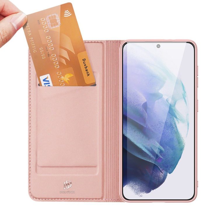 Skin Pro Holster dėklas, skirtas Samsung Galaxy S22 + (S22 Plus), rožinės spalvos