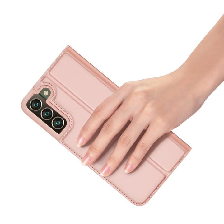Skin Pro Holster dėklas, skirtas Samsung Galaxy S22 + (S22 Plus), rožinės spalvos