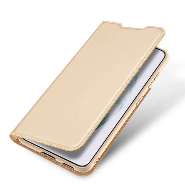 Skin Pro Holster Cover Flip Cover dangtelis, skirtas Samsung Galaxy S22 + (S22 Plus), auksinis