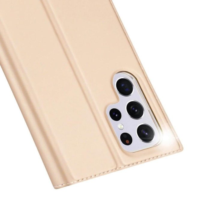 Skin Pro Holster dėklas, skirtas Samsung Galaxy S22 Ultra gold