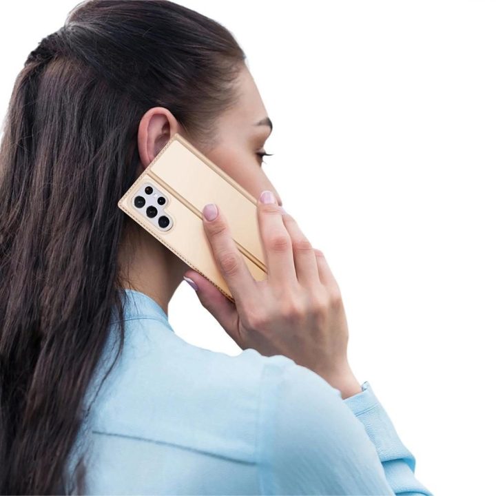 Skin Pro Holster dėklas, skirtas Samsung Galaxy S22 Ultra gold