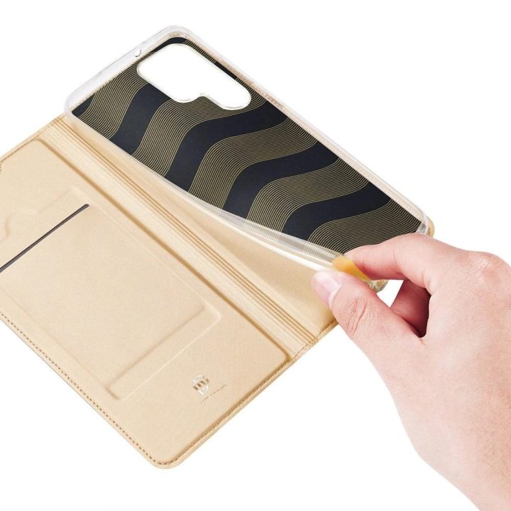 Skin Pro Holster dėklas, skirtas Samsung Galaxy S22 Ultra gold