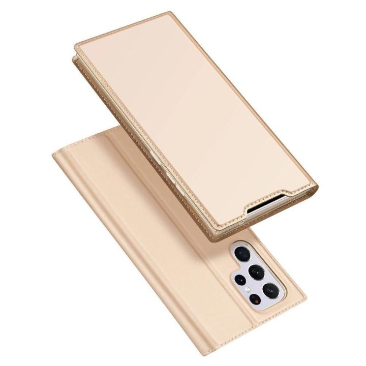 Skin Pro Holster dėklas, skirtas Samsung Galaxy S22 Ultra gold