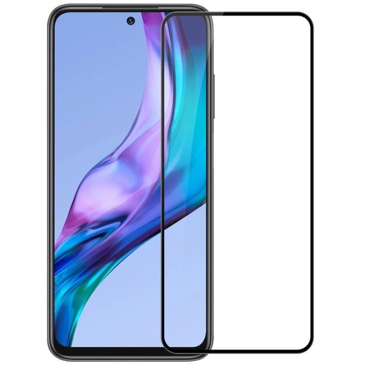 Nillkin CP + PRO itin plonas viso ekrano grūdintas stiklas su 0,2 mm 9H rėmeliu Xiaomi Redmi 10 , juodas