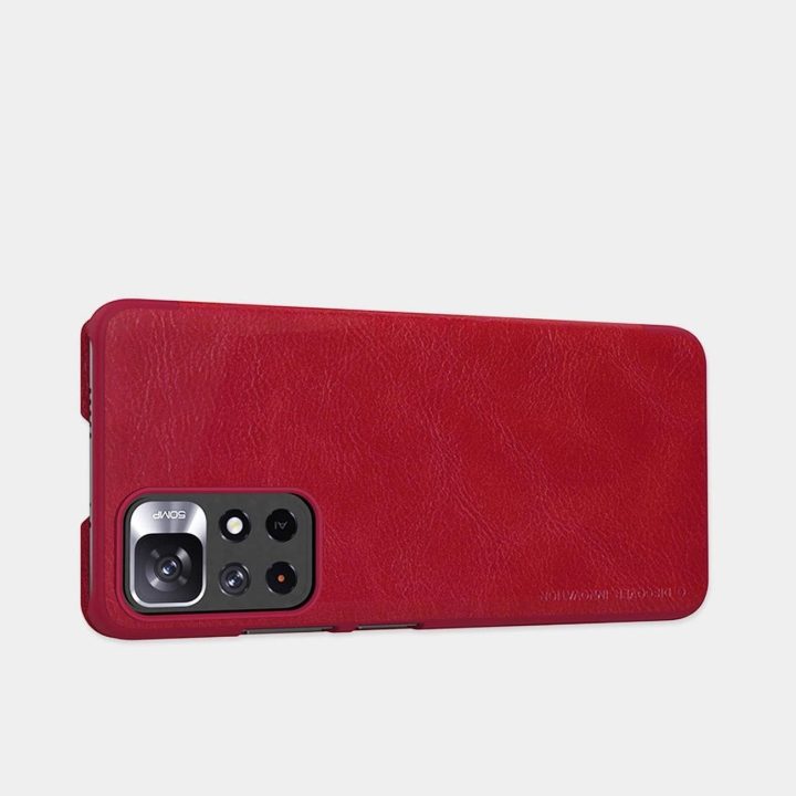 Nillkin Qin dėklas, skirtas Xiaomi Redmi Note 11T 5G / Note 11S 5G / Note 11 5G (Kinija) / Poco M4 Pro 5G fotoaparato apsauginis