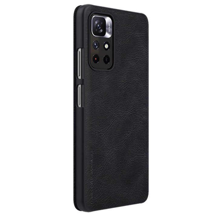 Nillkin Qin dėklas, skirtas Xiaomi Redmi Note 11T 5G / Note 11S 5G / Note 11 5G (Kinija) / Poco M4 Pro 5G fotoaparato apsauginis