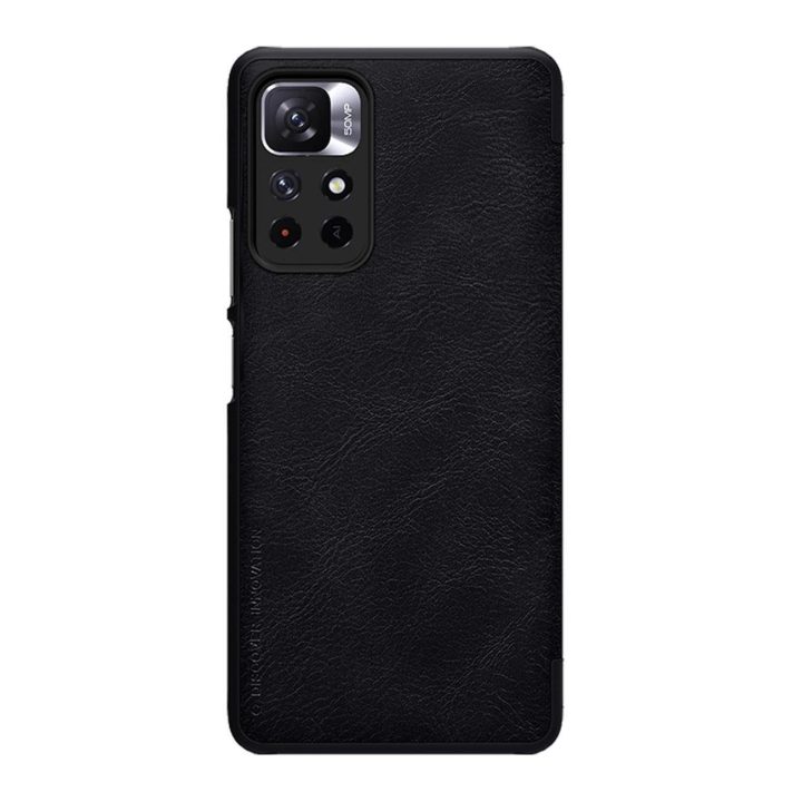 Nillkin Qin dėklas, skirtas Xiaomi Redmi Note 11T 5G / Note 11S 5G / Note 11 5G (Kinija) / Poco M4 Pro 5G fotoaparato apsauginis