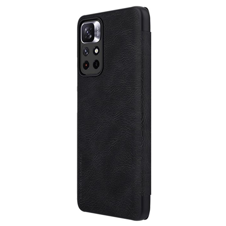 Nillkin Qin dėklas, skirtas Xiaomi Redmi Note 11T 5G / Note 11S 5G / Note 11 5G (Kinija) / Poco M4 Pro 5G fotoaparato apsauginis