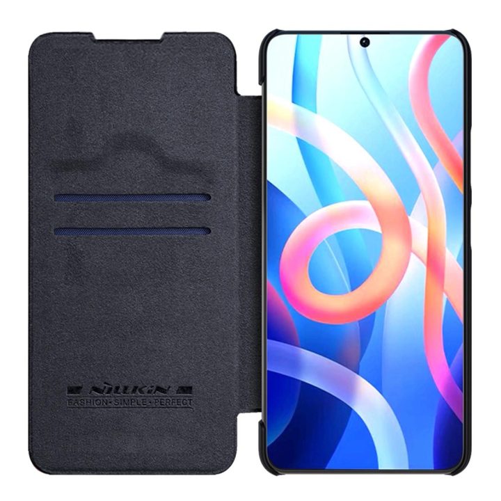 Nillkin Qin dėklas, skirtas Xiaomi Redmi Note 11T 5G / Note 11S 5G / Note 11 5G (Kinija) / Poco M4 Pro 5G fotoaparato apsauginis