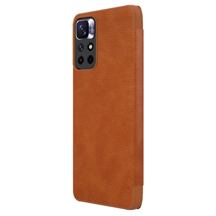 Nillkin Qin dėklas, skirtas Xiaomi Redmi Note 11T 5G / Note 11S 5G / Note 11 5G (Kinija) / Poco M4 Pro 5G fotoaparato apsauginis