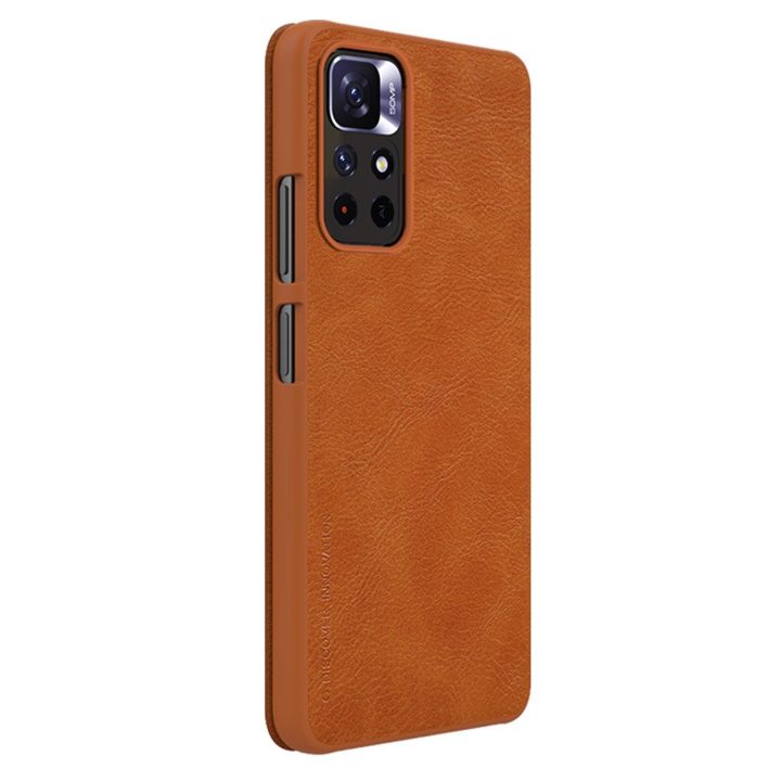 Nillkin Qin dėklas, skirtas Xiaomi Redmi Note 11T 5G / Note 11S 5G / Note 11 5G (Kinija) / Poco M4 Pro 5G fotoaparato apsauginis