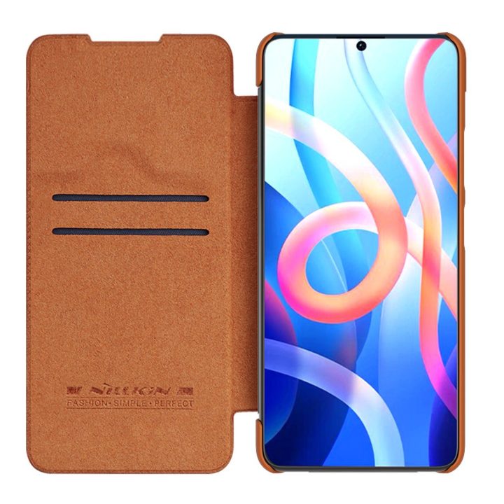 Nillkin Qin dėklas, skirtas Xiaomi Redmi Note 11T 5G / Note 11S 5G / Note 11 5G (Kinija) / Poco M4 Pro 5G fotoaparato apsauginis