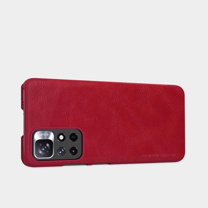 Nillkin Qin dėklas, skirtas Xiaomi Redmi Note 11T 5G / Note 11S 5G / Note 11 5G (Kinija) / Poco M4 Pro 5G fotoaparato apsauginis