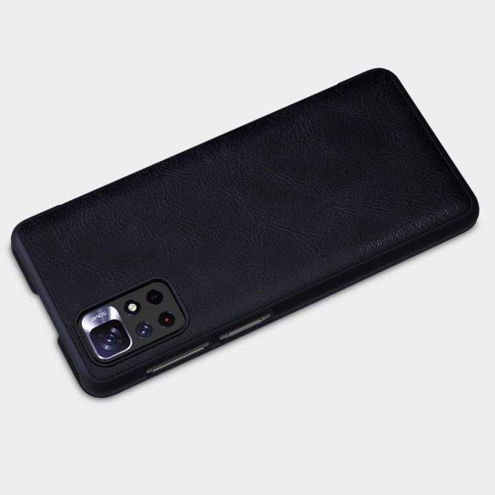 Nillkin Qin dėklas, skirtas Xiaomi Redmi Note 11T 5G / Note 11S 5G / Note 11 5G (Kinija) / Poco M4 Pro 5G fotoaparato apsauginis