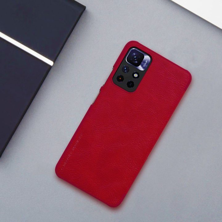 Nillkin Qin dėklas, skirtas Xiaomi Redmi Note 11T 5G / Note 11S 5G / Note 11 5G (Kinija) / Poco M4 Pro 5G fotoaparato apsauginis