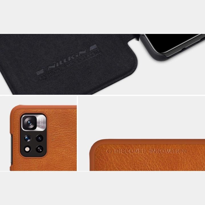 Nillkin Qin dėklo dangtelis Xiaomi Redmi Note 11 Pro+ (Kinija) / Redmi Note 11 Pro (Kinija) / Mi11i HyperCharge Camera Protector