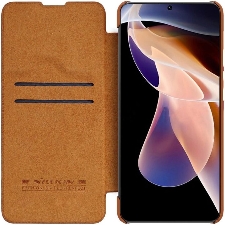 Nillkin Qin dėklas dangtelis skirtas Xiaomi Redmi Note 11 Pro+ (Kinija) / Redmi Note 11 Pro (Kinija) / Mi11i HyperCharge Camera