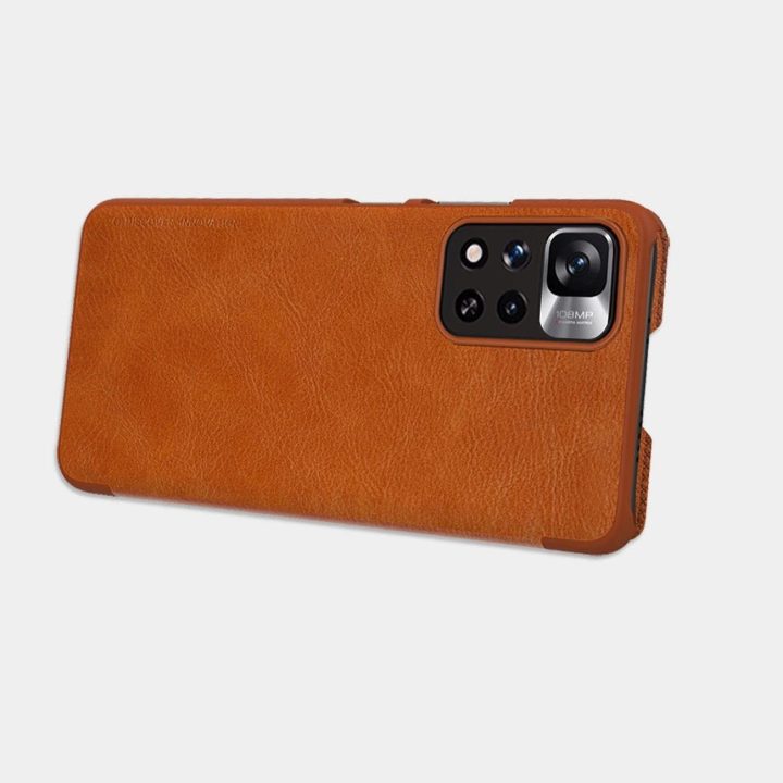 Nillkin Qin dėklas dangtelis skirtas Xiaomi Redmi Note 11 Pro+ (Kinija) / Redmi Note 11 Pro (Kinija) / Mi11i HyperCharge Camera