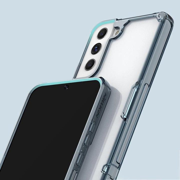 Nillkin Nature Pro dėklas Samsung Galaxy S22+ (S22 Plus), šarvuotas, skaidrus dangtelis