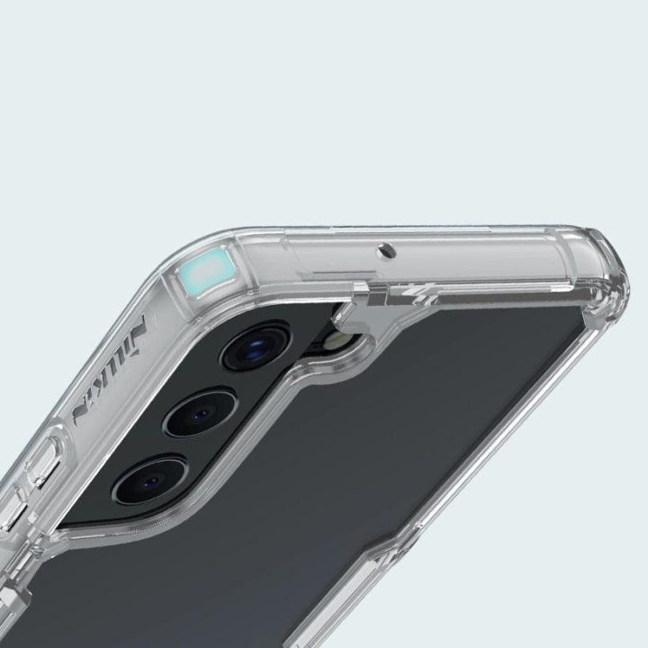 Nillkin Nature Pro dėklas Samsung Galaxy S22+ (S22 Plus), šarvuotas, skaidrus dangtelis