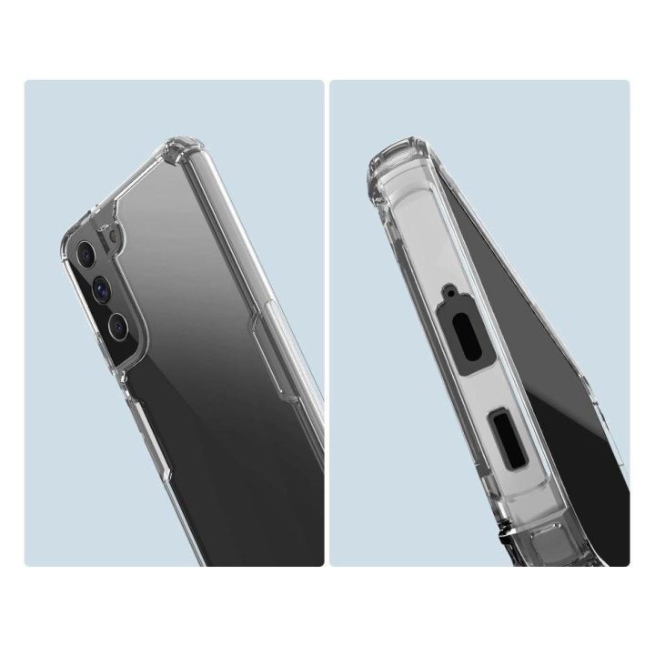 Nillkin Nature Pro dėklas Samsung Galaxy S22+ (S22 Plus), šarvuotas, skaidrus dangtelis