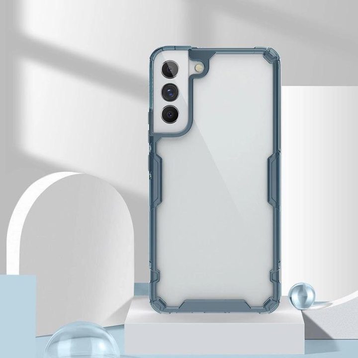 Nillkin Nature Pro dėklas Samsung Galaxy S22+ (S22 Plus), šarvuotas, skaidrus dangtelis