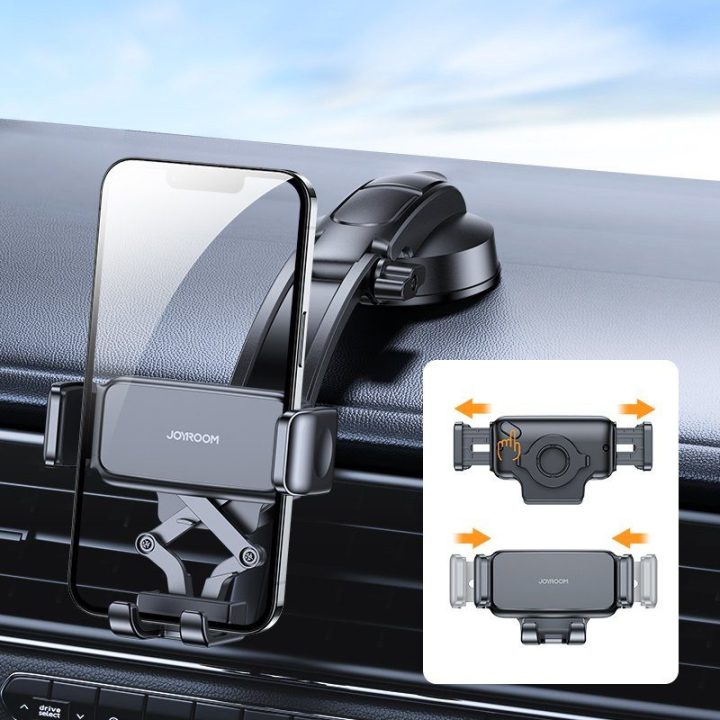 Mechaninis automobilio kabinos laikiklis juodas (JR-ZS283)