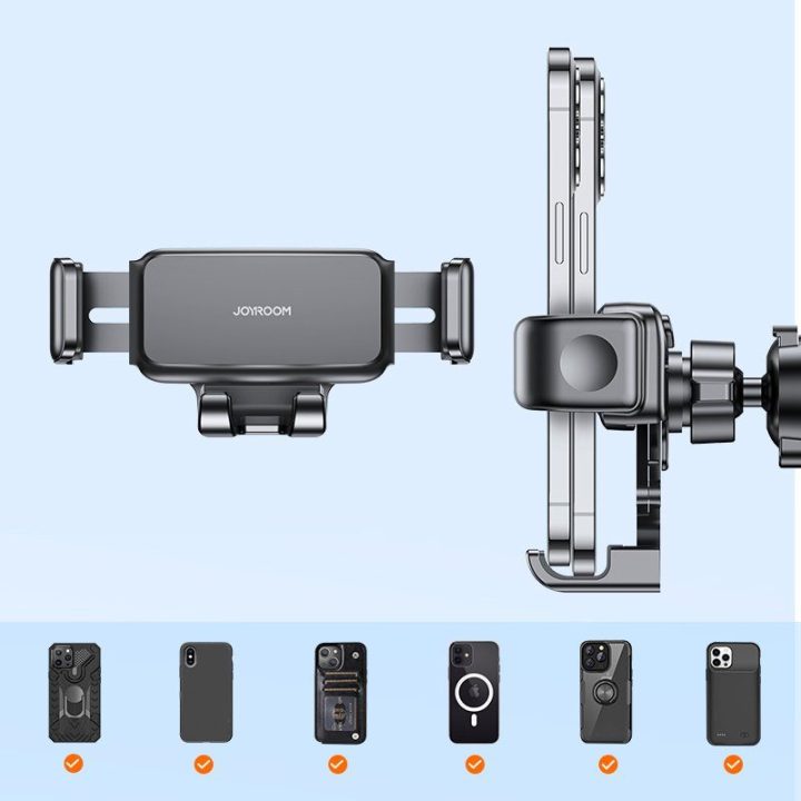 Mechaninis automobilio kabinos laikiklis juodas (JR-ZS283)