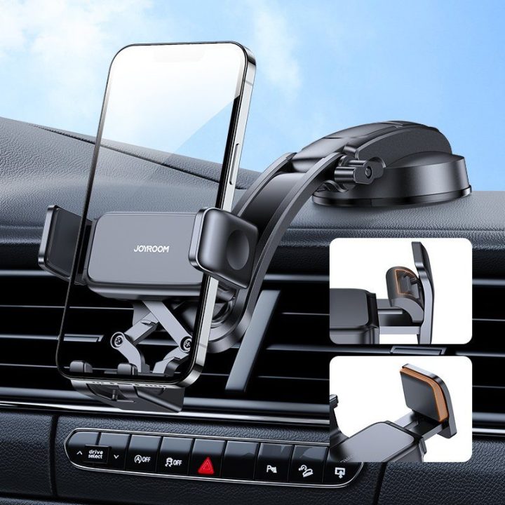 Mechaninis automobilio kabinos laikiklis juodas (JR-ZS283)