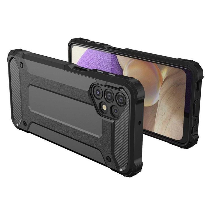 Hybrid Armor Case tvirtas, atsparus dėklas, skirtas Samsung Galaxy A73 , mėlynas