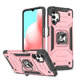 Ring Armor šarvuotas hibridinis dėklas + magnetinis laikiklis, skirtas Samsung Galaxy A73 , auksinis