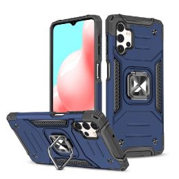 Ring Armor tvirtas hibridinis dėklas + magnetinis laikiklis, skirtas Samsung Galaxy A73 , mėlynas
