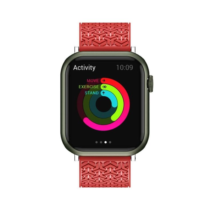 Laikrodžio dirželis Y dirželis, skirtas Apple Watch 7 / SE (41/40 / 38 mm) juosta laikrodžio juosta raudona